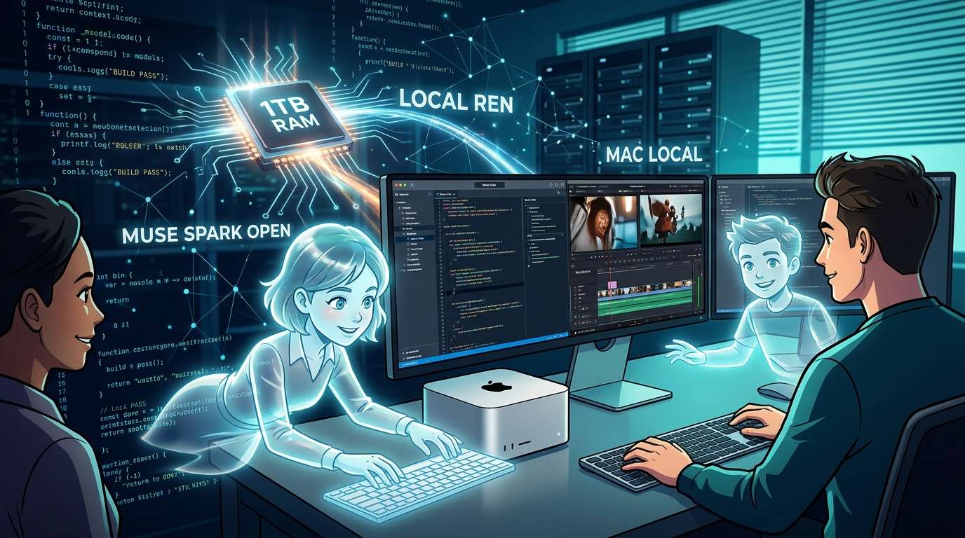 Meta、8160億パラメーターのオープンウェイトAI「Muse Spark Open」を発表 Macでのローカル実行を想定