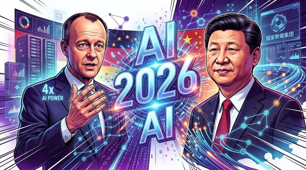 ドイツはAI計算能力4倍、中国はデータ国有企業設立　競争の焦点は土台づくりへ