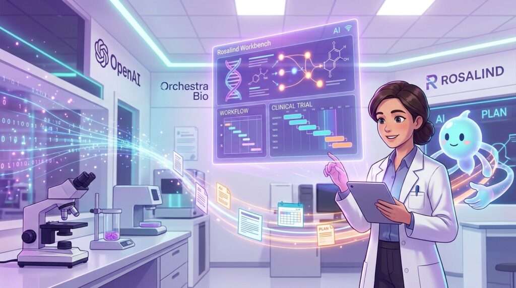 OpenAI、Orchestra Bio買収で創薬AI「Rosalind」を研究開発の進行管理へ拡張