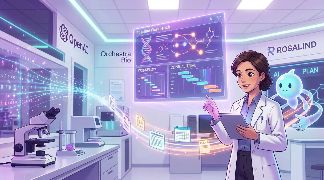 OpenAI、Orchestra Bio買収で創薬AI「Rosalind」を研究開発の進行管理へ拡張