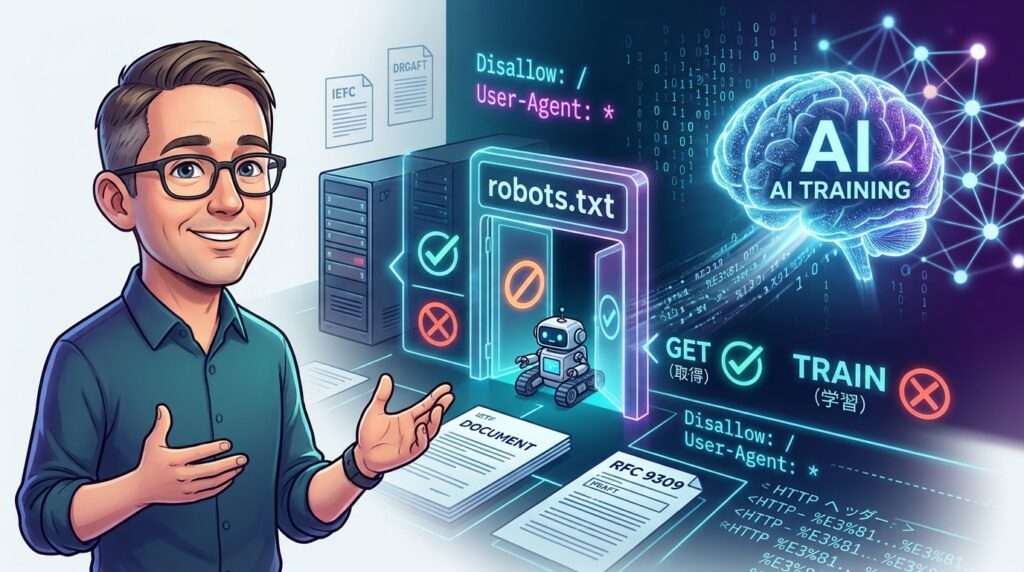 Googleのゲイリー・イリーズ氏、robots.txtではAI学習への利用まで制御できないと説明