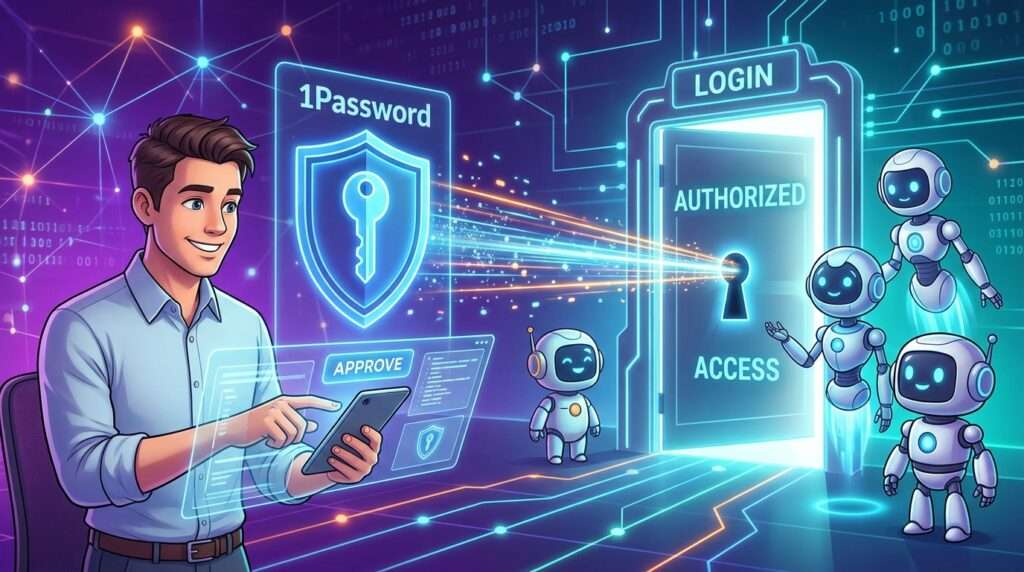 1Password、認証情報をAIに渡さずログインを代行する「1Password for Agents」