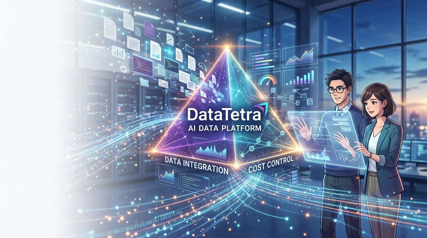 ウイングアーク1st、AI活用を支えるデータ基盤「DataTetra」を発表　利用枠課金でコストを見通しやすく