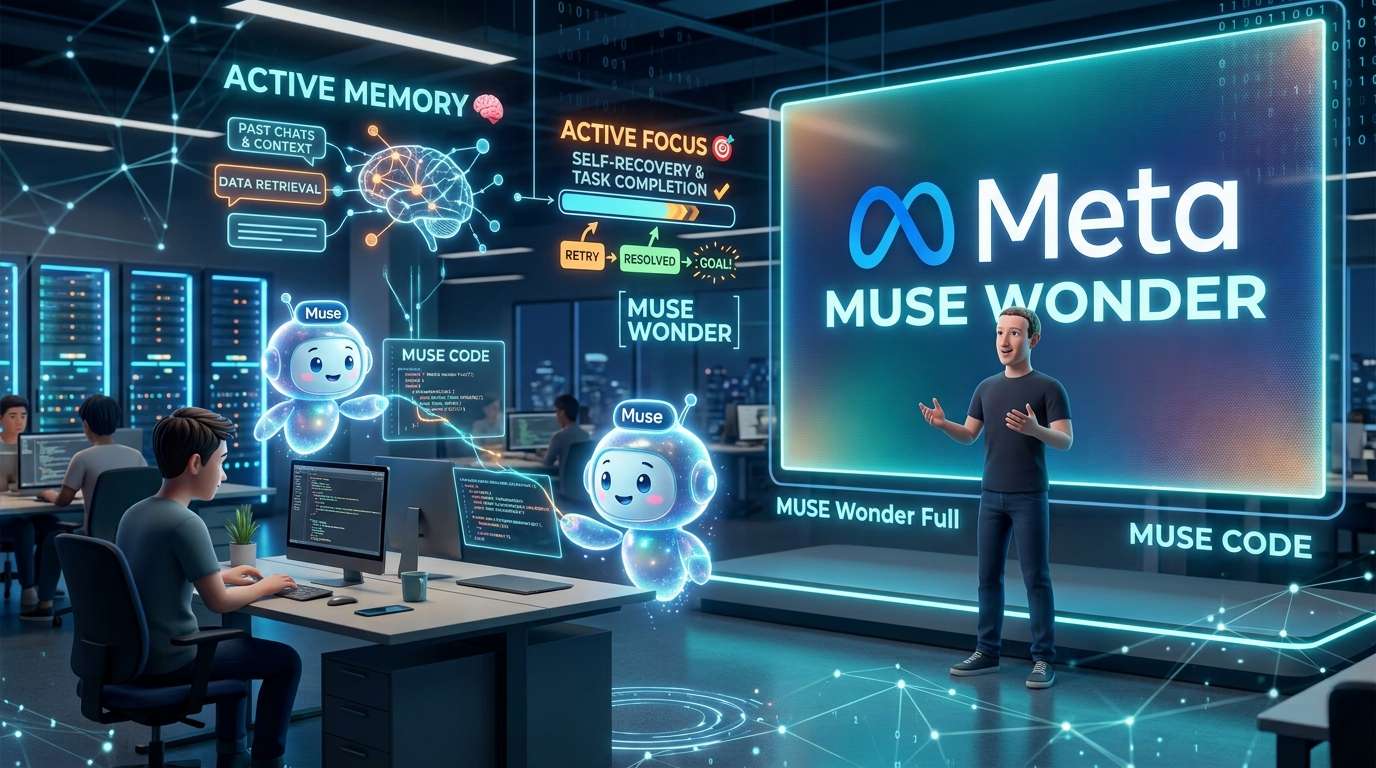 Meta、新AI「Muse Wonder」を発表 会話をまたぐ記憶と難しい作業をやり抜く力を強化