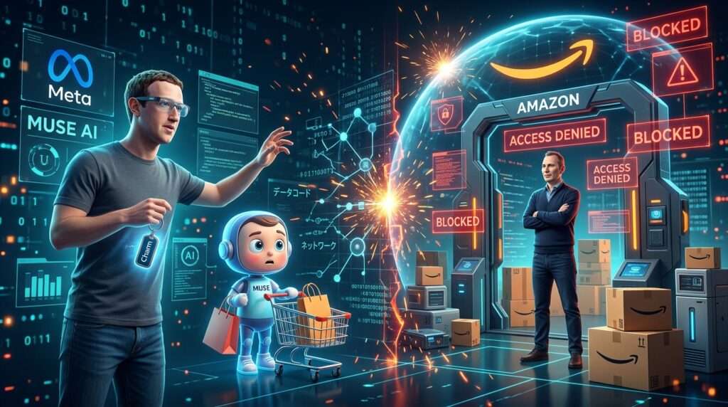 Amazon、MetaのAIエージェント「Muse」による自社ストアでの買い物を遮断