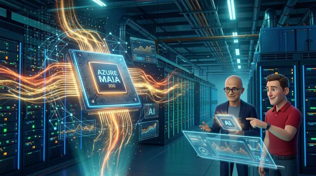 Microsoft、自社AIチップ「Azure Maia」を2027年から複数ギガワット規模で展開へ